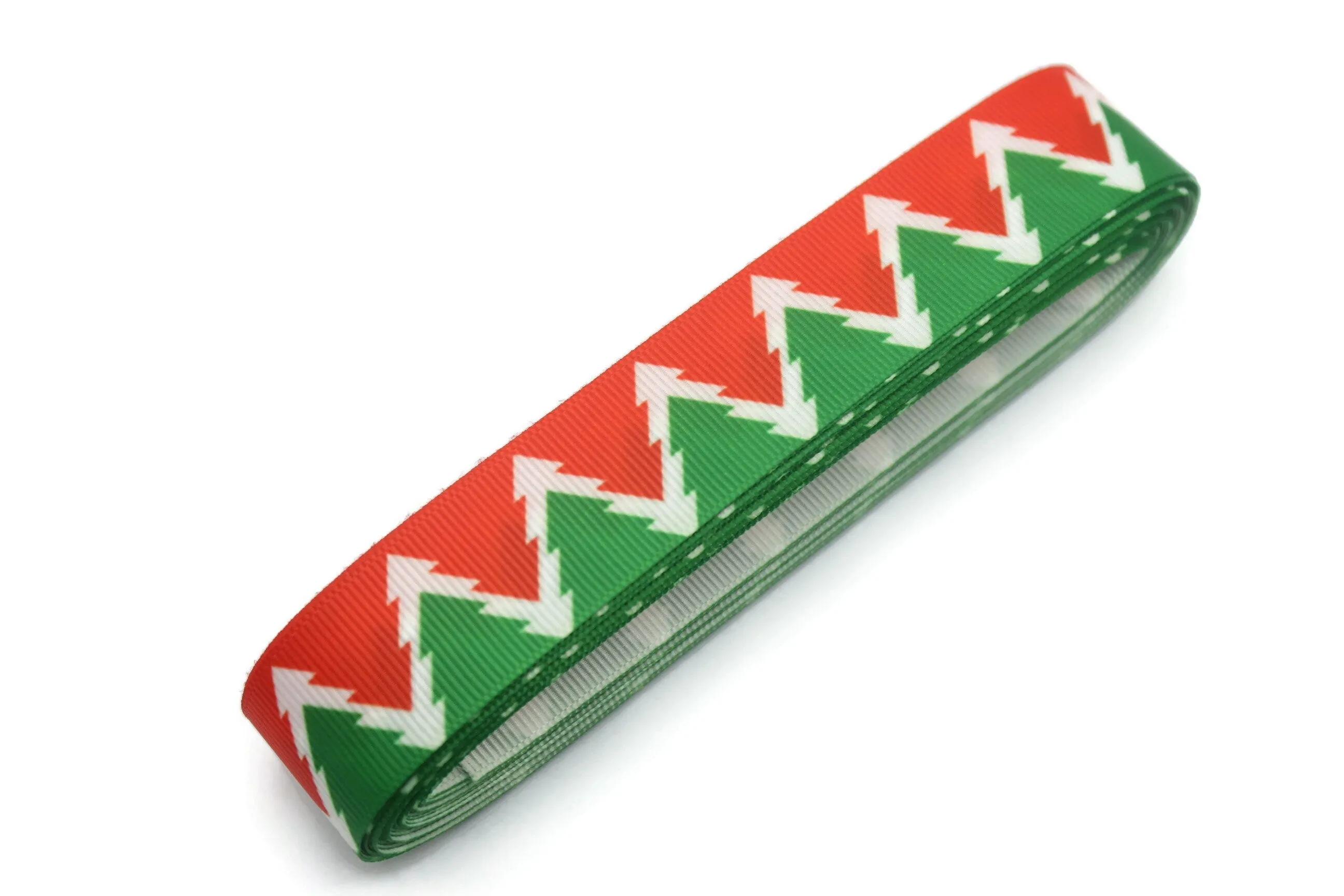 0.98 inch(25 mm) Christmas Grosgrain Ribbon - Wholesale Ribbon by the Yard, Solid Grosgrain Bows, Hair Bow, Hairbow Supplies CHRS