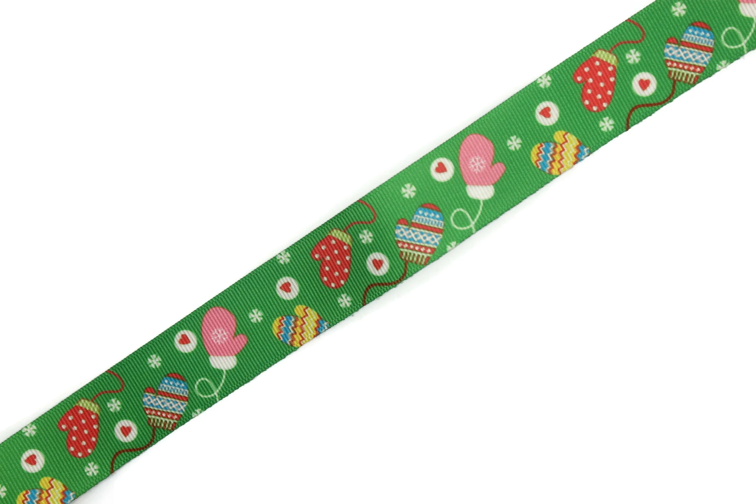 0.98 inch(25 mm) Christmas Grosgrain Ribbon - Wholesale Ribbon by the Yard, Solid Grosgrain Bows, Hair Bow, Hairbow Supplies CHRS