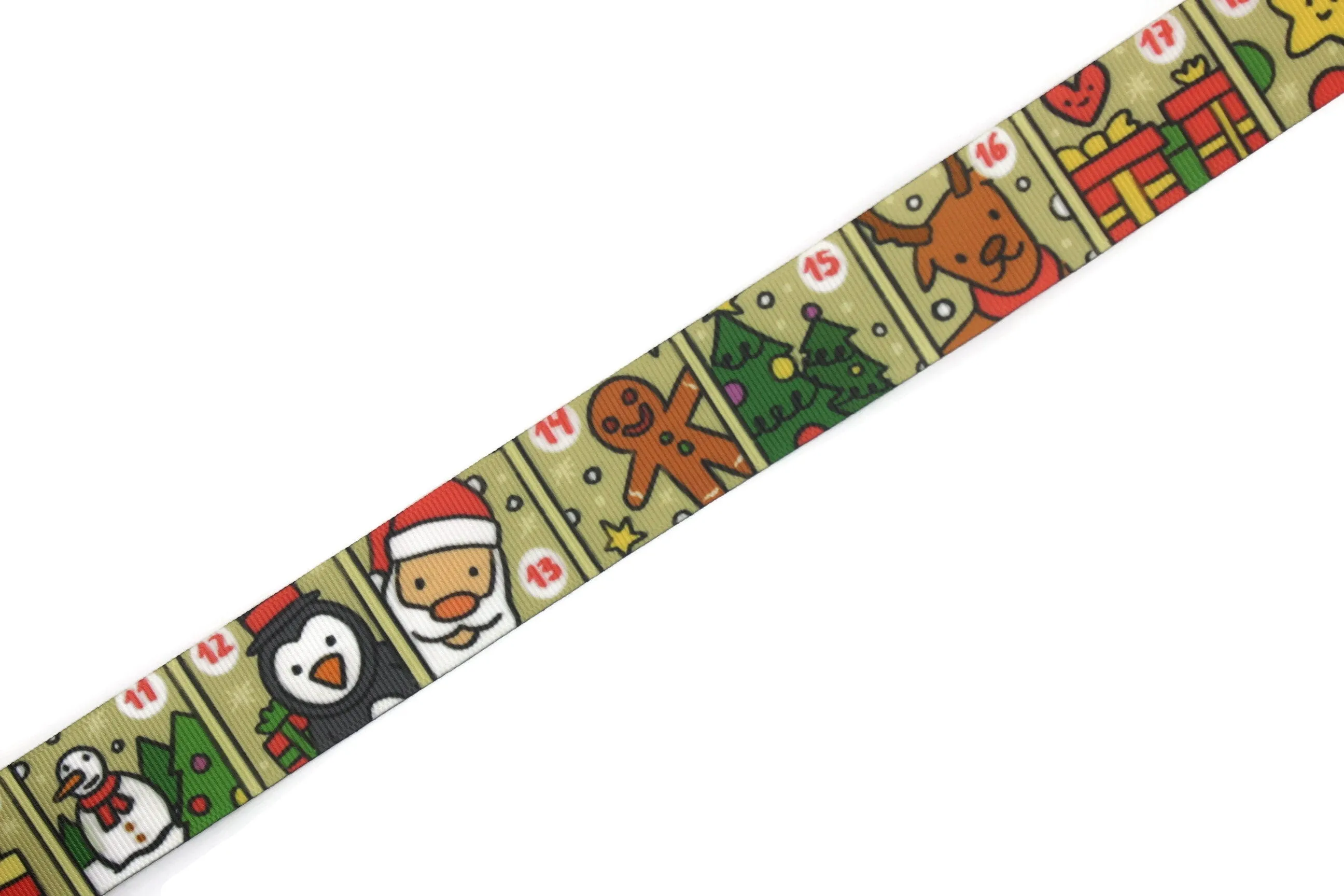 0.98 inch(25 mm) Christmas Grosgrain Ribbon - Wholesale Ribbon by the Yard, Solid Grosgrain Bows, Hair Bow, Hairbow Supplies CHRS