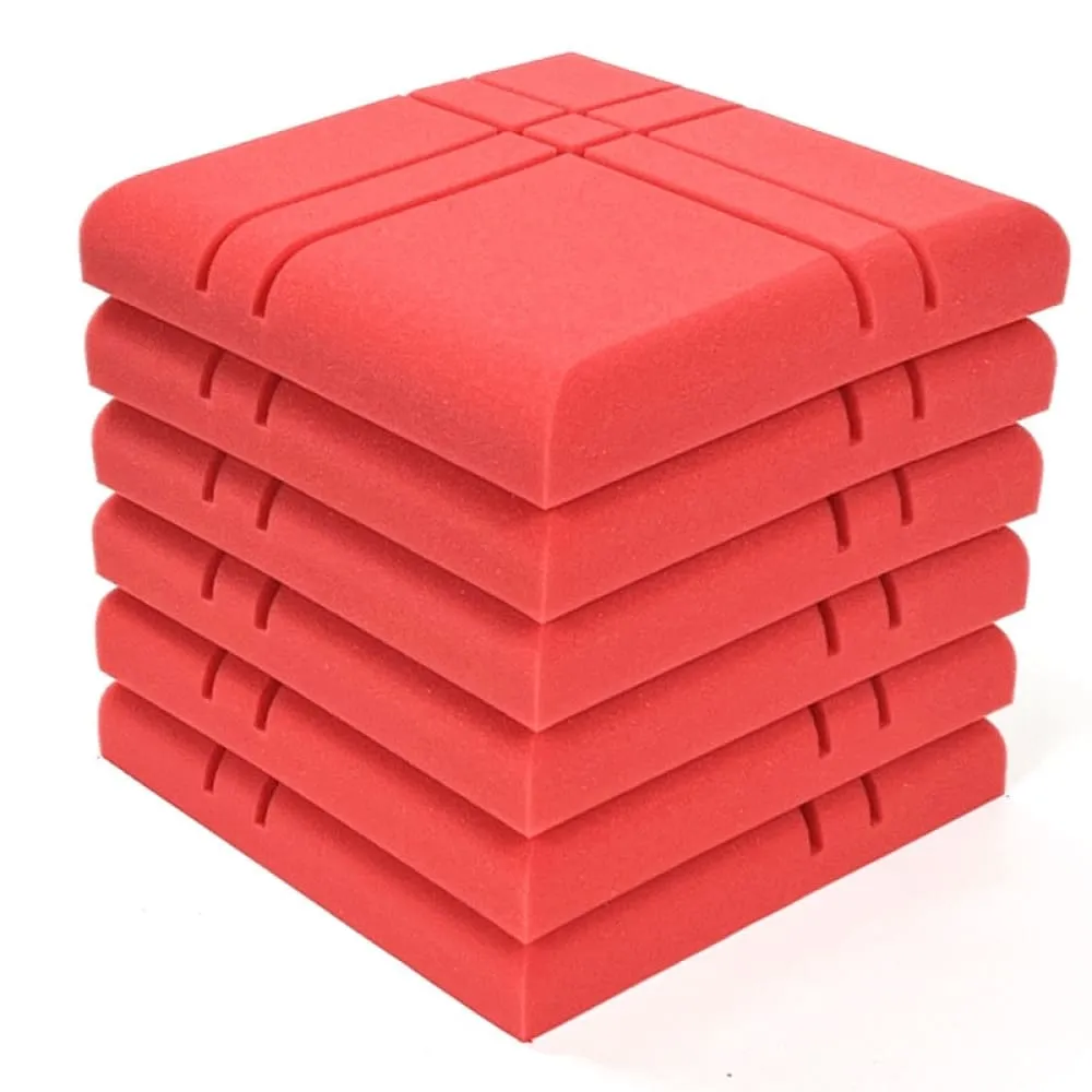 10 20pcs Acoustic Soundproof Foam Panel with Tapes