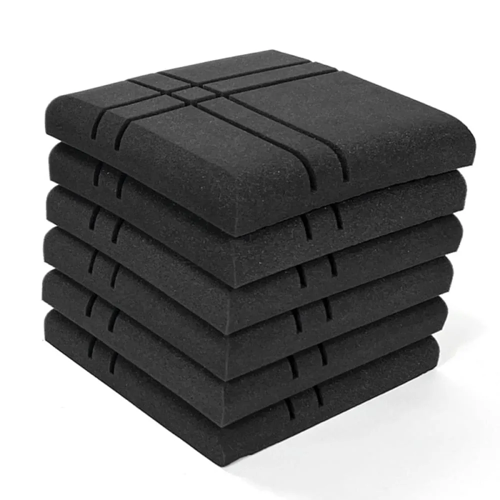 10 20pcs Acoustic Soundproof Foam Panel with Tapes