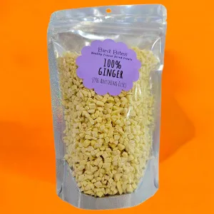 100% Ginger Dices - Bird Bites Healthy Freeze Dried Treats