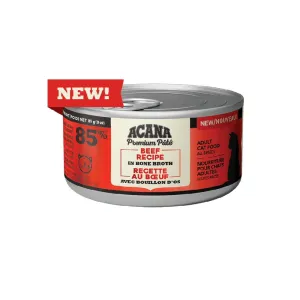 Acana 85g Premium Pate Beef Wet Adult Cat Food
