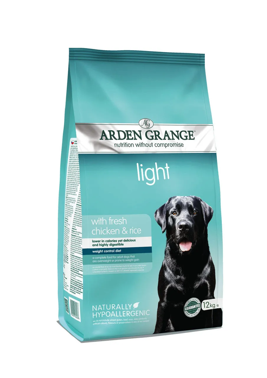 Arden Grange Light Chicken & Rice 12kg Dry Dog Food