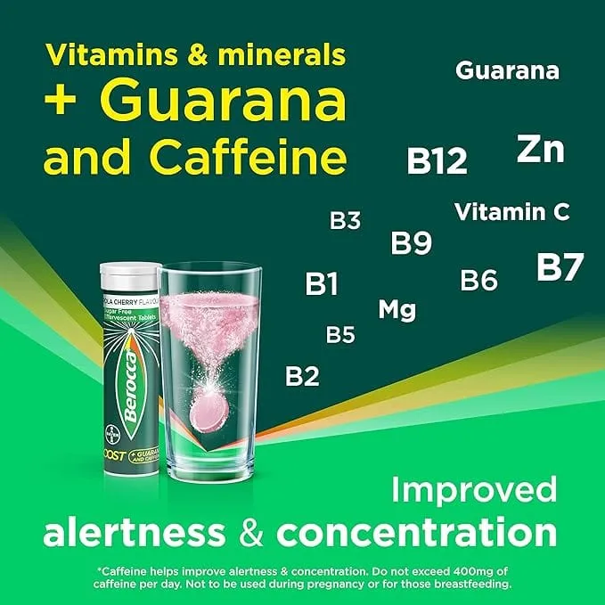 Berocca Boost Effervescent Tablets (30)