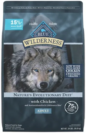 BLUE Wilderness Premier Blend Chicken and Tender Meaty Cuts 23#