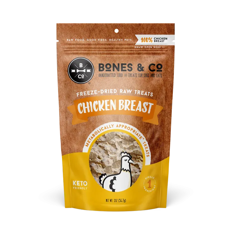 Bones & Co. Freeze-Dried Chicken Breast Dog and Cat Treats