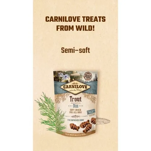 Carnilove Trout with Dill Dog Treat 200g