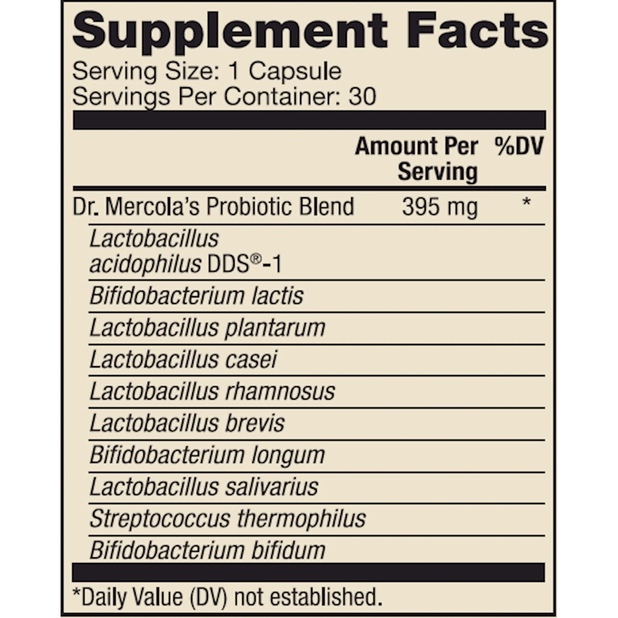 Complete Probiotics 100 Bill CFU