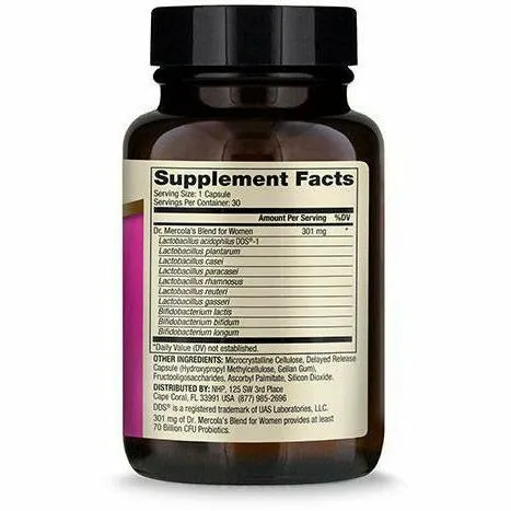 Complete Probiotics for Women 70 Billion CFU by Dr. Mercola