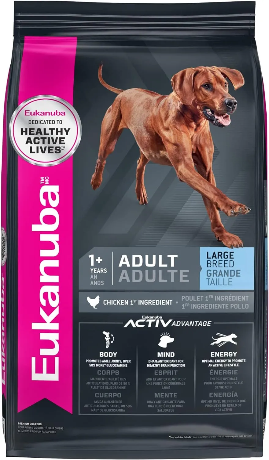 Eukanuba Adult Large Breed, Dry Dog Food, 30-lb Bag