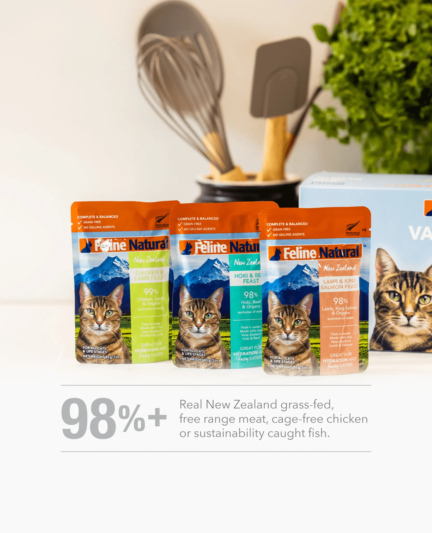 Feline Natural - Variety Pouches (Wet Cat Food)