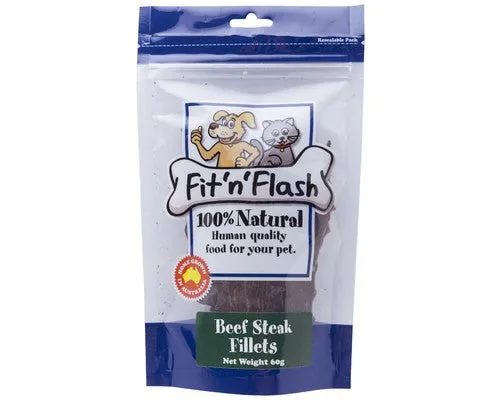 Fit'N'Flash Beef Steak Fillet Treats