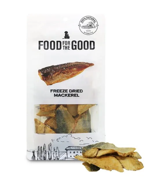 Food For The Good Freeze Dried Cat & Dog Treats (Mackerel)
