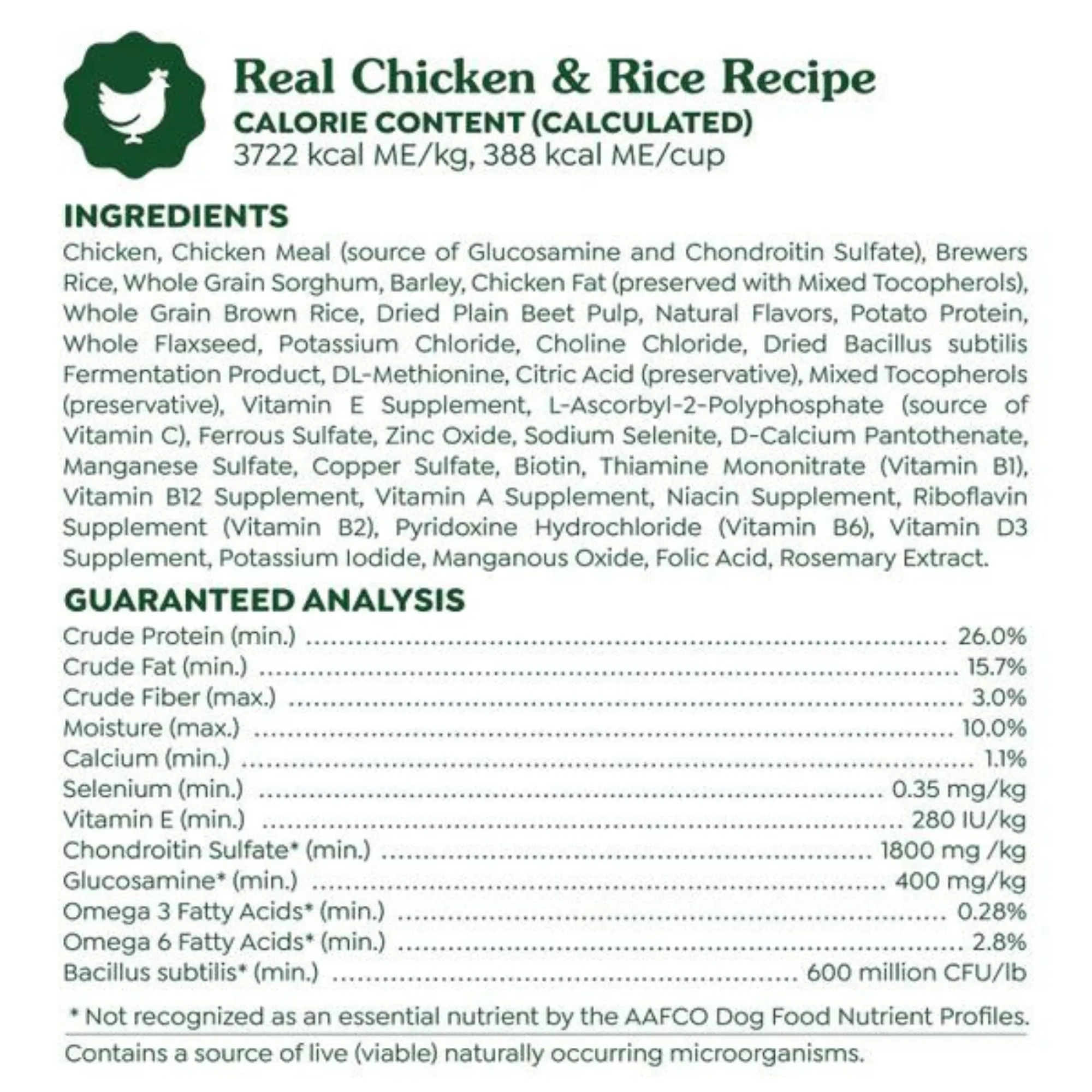 Greenies Smart Essentials Adult Dry Dog Food Chicken & Rice 6lbs