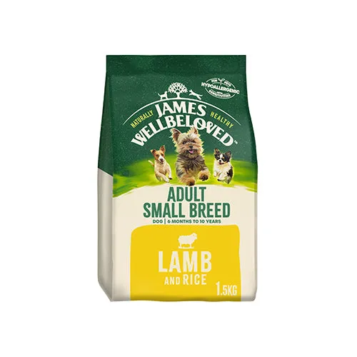 James Wellbeloved Adult Small Breed Lamb & Rice 1.5kg Dry Dog Food