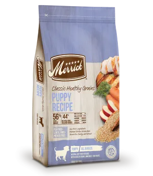 Merrick Classic Healthy Grains Puppy Recipe Dry Dog Food, 4-lb Bag