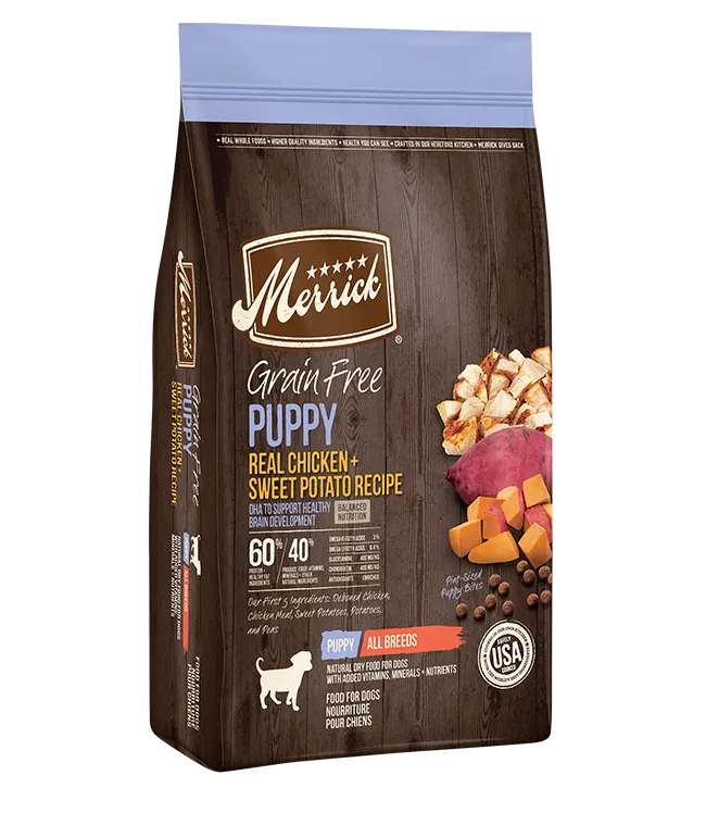 Merrick Grain Free Real Chicken and Sweet Potato Puppy Food 25lb