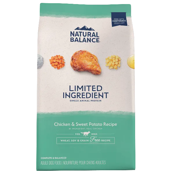 Natural Balance Limited Ingredient Chicken & Sweet Potato Recipe Dry Dog Food