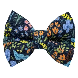 Nightfall Garden Dog Bow Tie - Medium