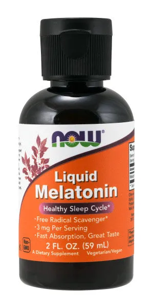 Now Liquid Melatonin 2oz