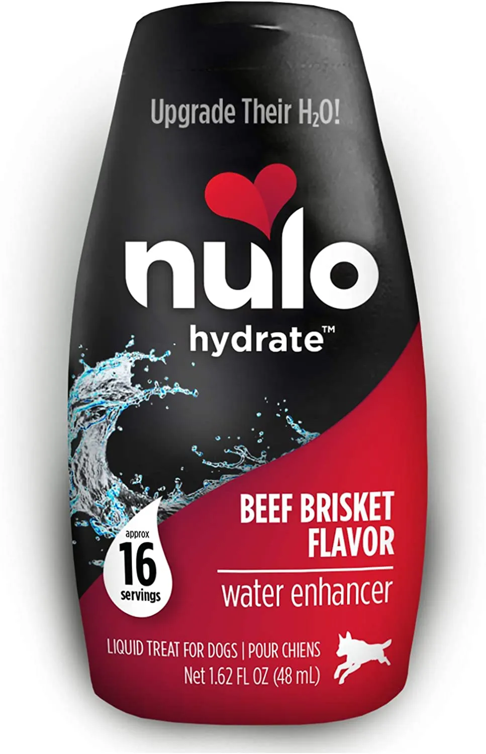 Nulo Hydrate for Dogs Water Flavoring - Tasty Dog Water Enhancer with Electrolytes, Amino Acids, B-Vitamins - Premium Water Supplement for Dogs