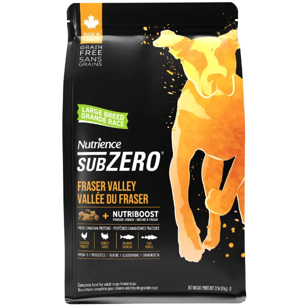 Nutrience SubZero Fraser Valley Large Breed Dry Dog Food, 10kg