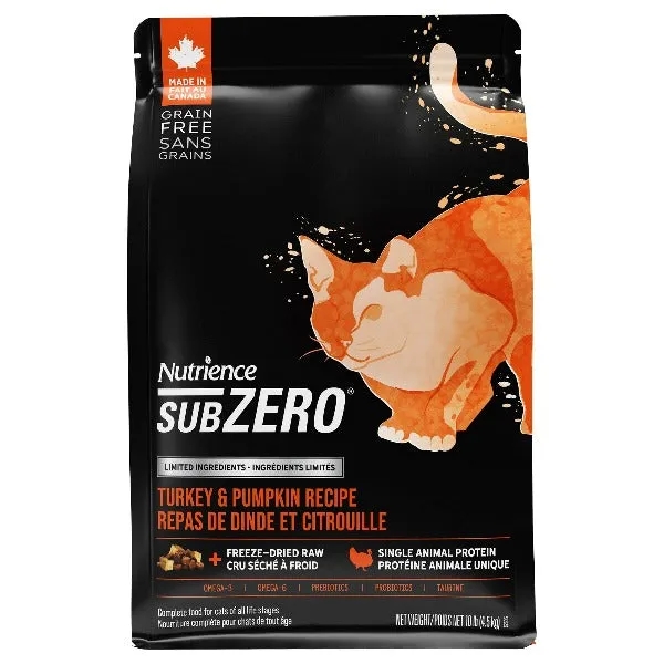 Nutrience SubZero Turkey & Pumpkin Limited Ingredient Dry Cat Food