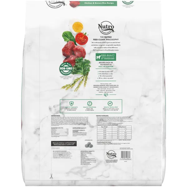 NUTRO NATURAL CHOICE Adult Dry Dog Food, Lamb & Brown Rice Recipe