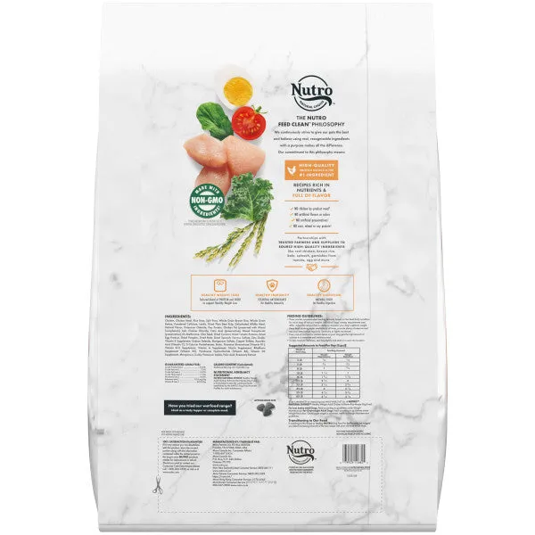 NUTRO NATURAL CHOICE Healthy Weight Adult Dry Dog Food, Chicken & Brown Rice Recipe, 30-lb Bag