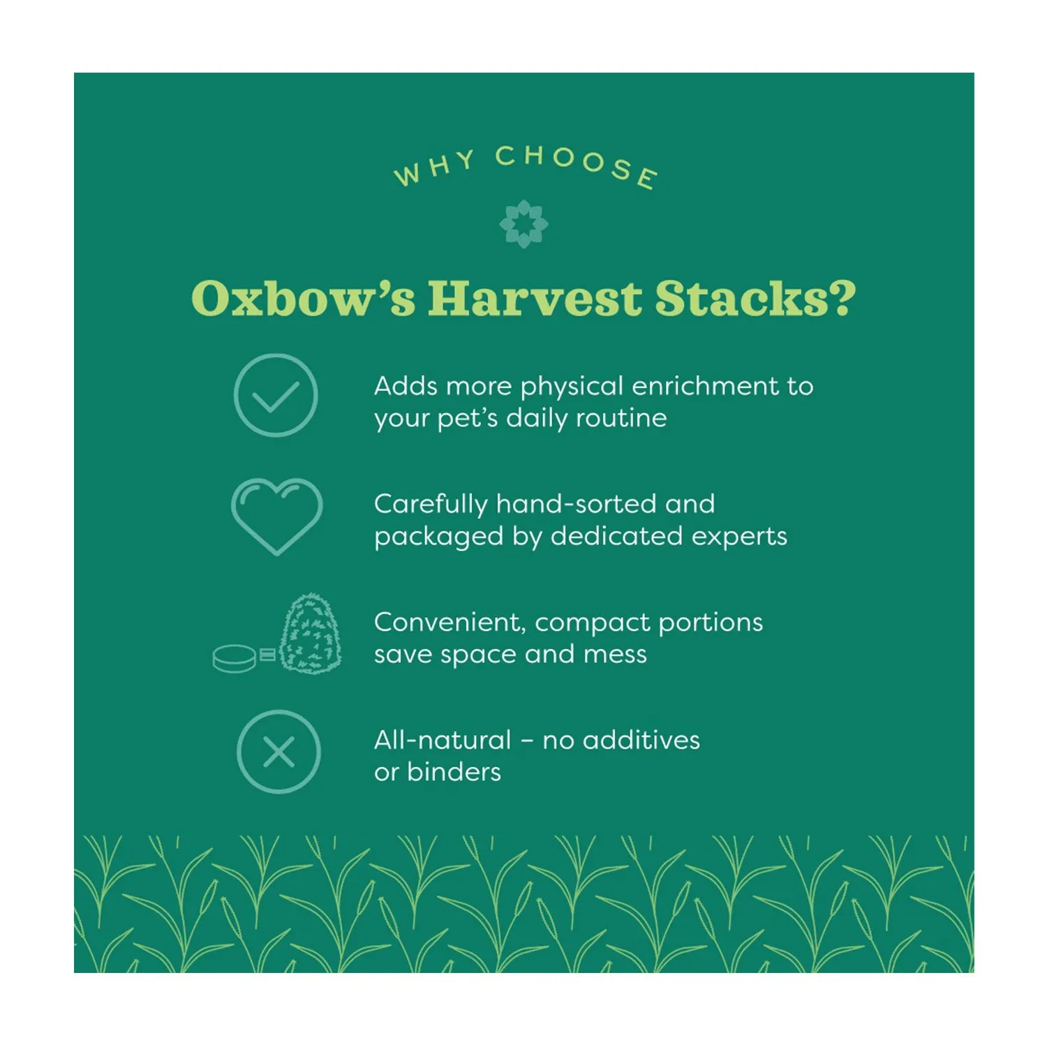 Oxbow Harvest Stacks Western Timothy Hay 922g