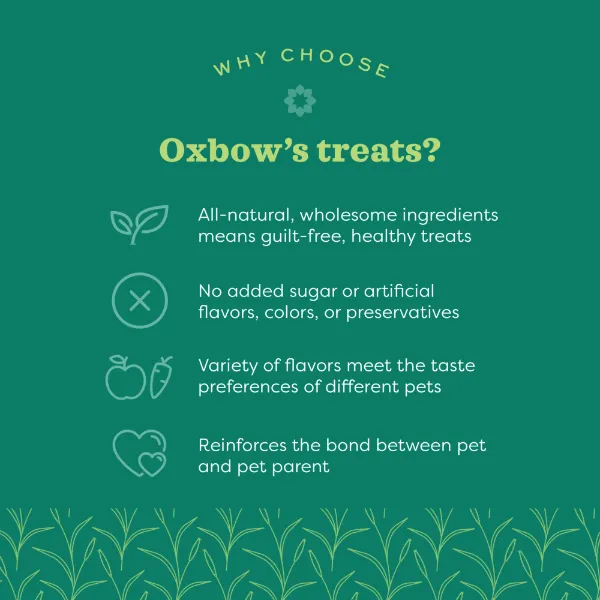 Oxbow Simple Rewards Baked Treats with Carrot & Dill