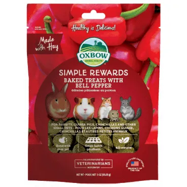 Oxbow Simple Rewards Treats With Bell Pepper
