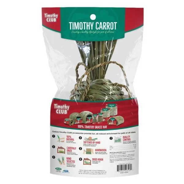 Oxbow Timothy Club Timothy Club Carrot 60g^^^