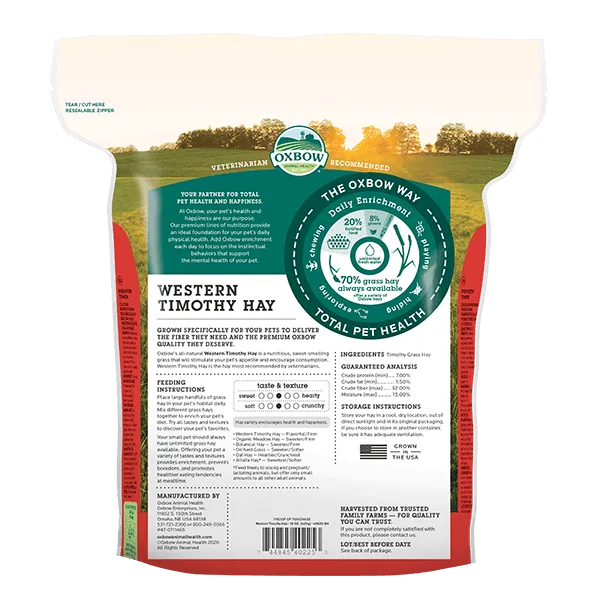 Oxbow Western Timothy Hay 425 grams
