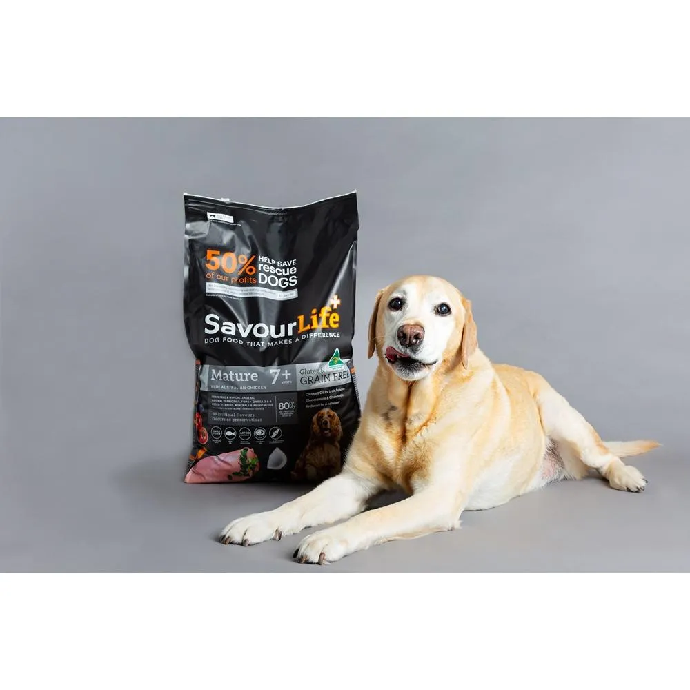 Savourlife Grain Free Mature 7  With Australian Chicken Dry Dog Food