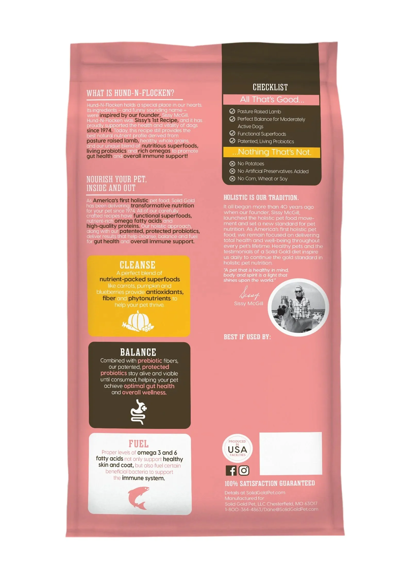 Solid Gold Hund-N-Flocken™, Dry Dog Food