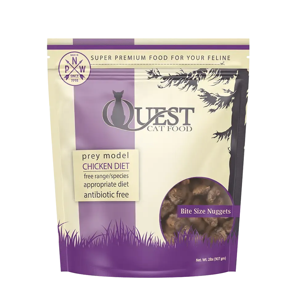 Steve's Real Food - Quest Chicken Recipe - Raw Cat Food - 2 lb (Local Delivery Only)