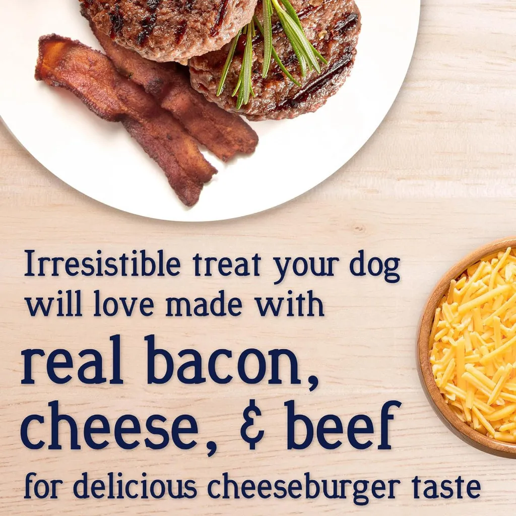 Stewart PuffPops Bacon Cheeseburger Recipe Freeze-Dried Treats For Dogs
