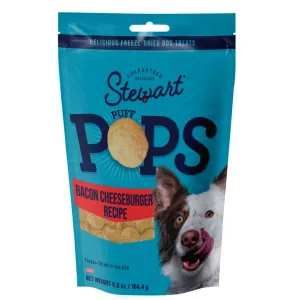 Stewart PuffPops Bacon Cheeseburger Recipe Freeze-Dried Treats For Dogs