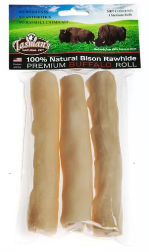 Tasmans Bison 6" Medium Rolls 3 Pack