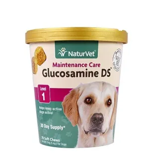 TRY & BUY: NaturVet Glucosamine DS Plus (Level 1) Maintenance Care Soft Chew Dog Supplement
