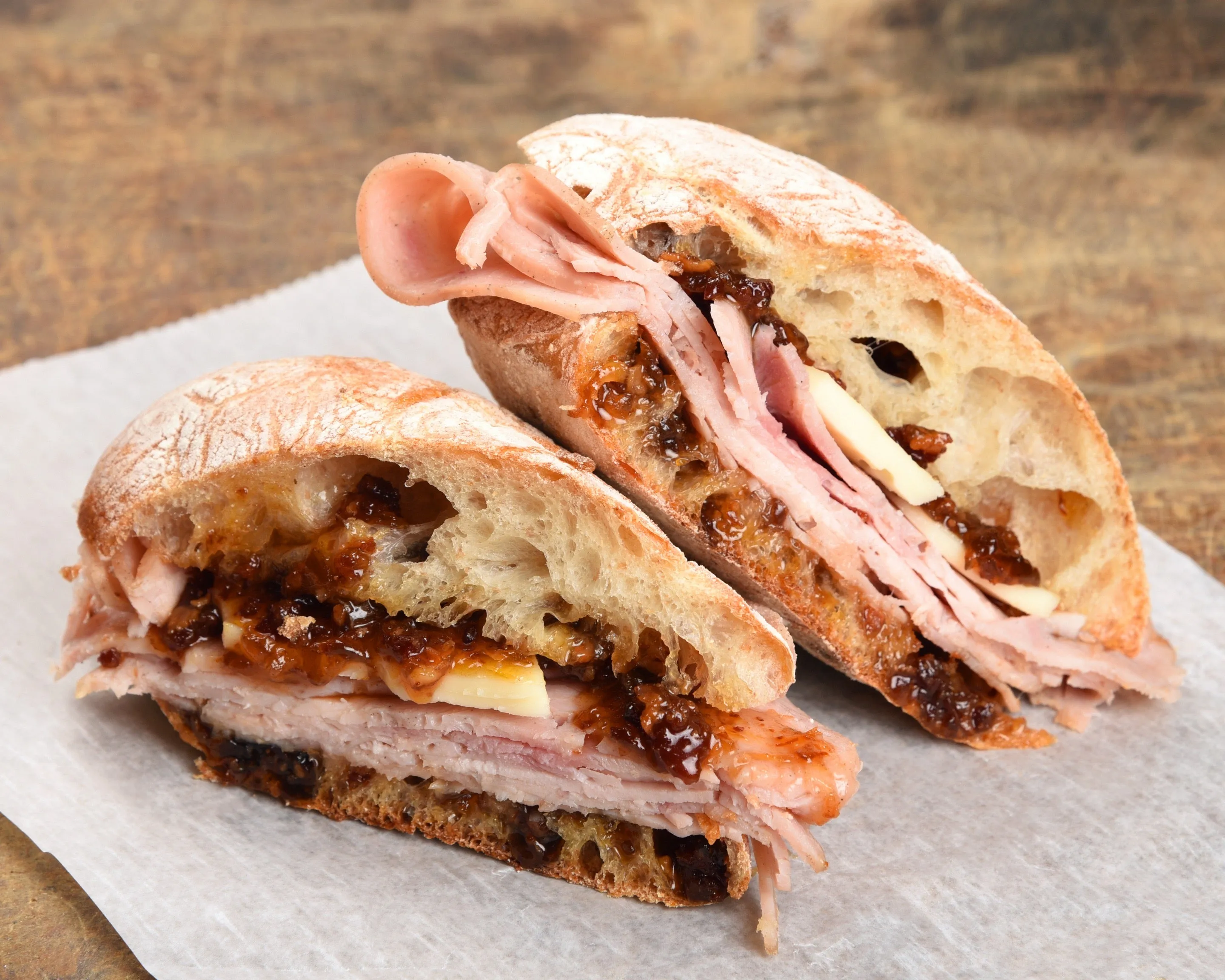 Turkey and Bacon Jam Sandwich