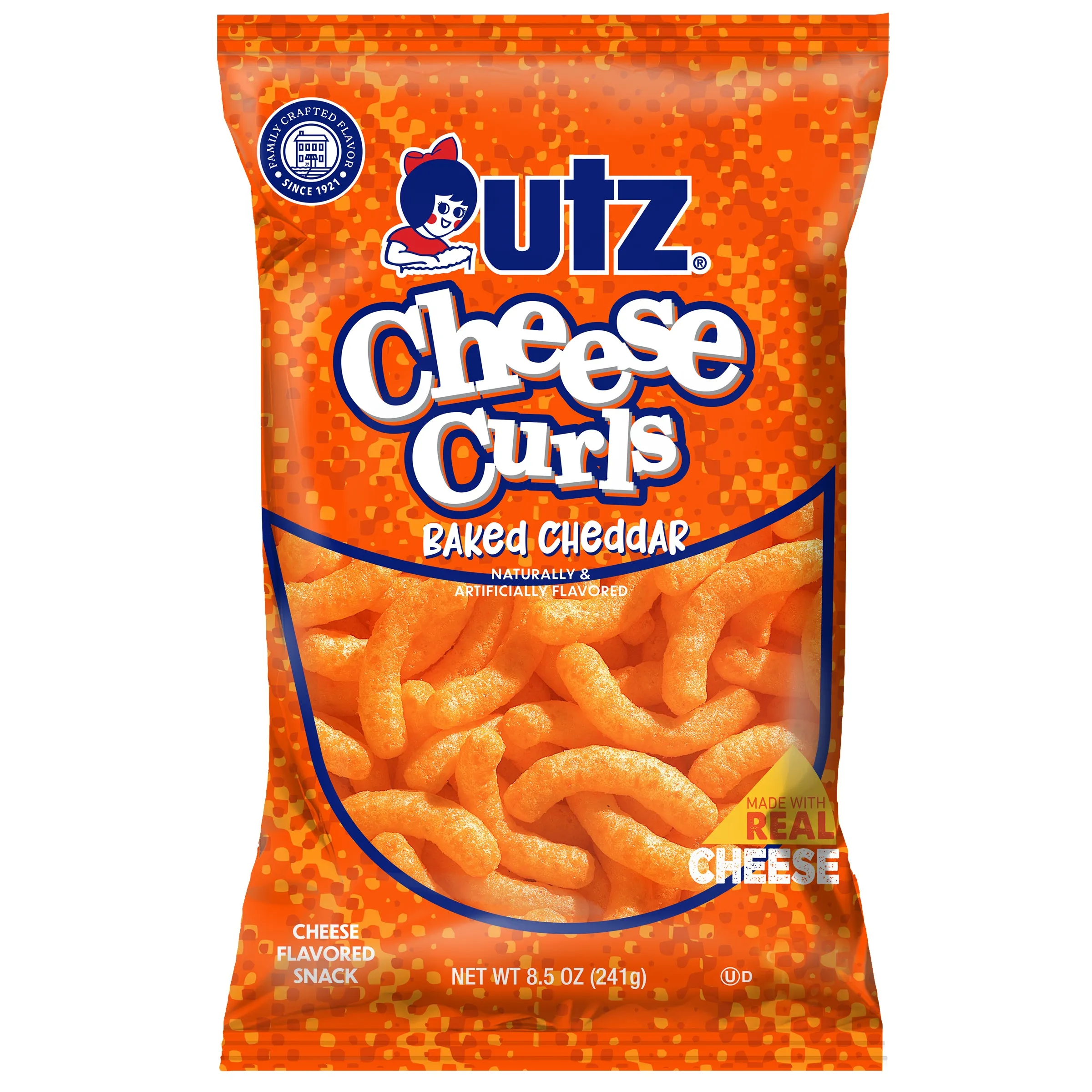 Utz Cheese Curls Cheddar 8.5 oz.