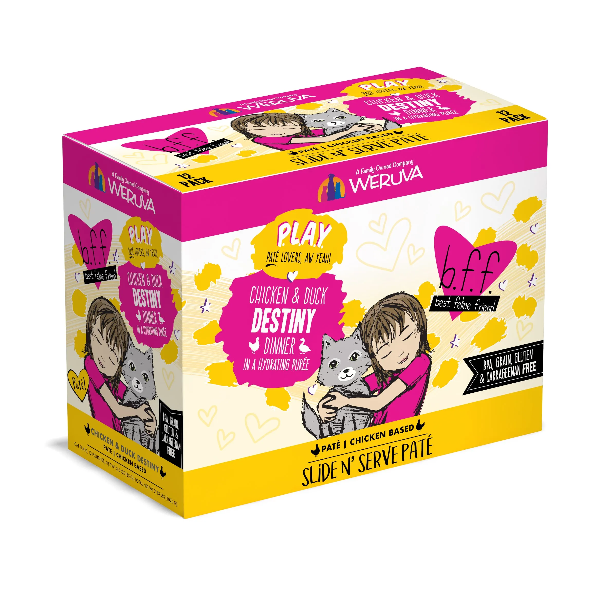 Weruva B.F.F. PLAY Chicken & Duck Destiny 3.0oz