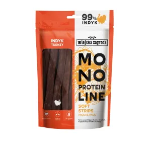 Wiejska Zagroda Monoprotein Line Soft Strips Turkey - Dog Treat - 100G